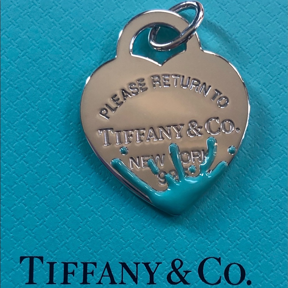 LARGE Tiffany & Co blue splash HUGE RETIRED
